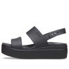 Sandales décontractées noires à semelle épaisse Crocs Brooklyn (femmes) 206453-060 Sandales décontractées noires à semelle épaisse Crocs Brooklyn (femmes) 206453-060