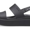 Sandales décontractées noires à semelle épaisse Crocs Brooklyn (femmes) 206453-060 Sandales décontractées noires à semelle épaisse Crocs Brooklyn (femmes) 206453-060