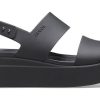Sandales décontractées noires à semelle épaisse Crocs Brooklyn (femmes) 206453-060 Sandales décontractées noires à semelle épaisse Crocs Brooklyn (femmes) 206453-060