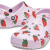 Sandales décontractées unisexes Crocs Classic Clog Rose Fraise 206230-6GD