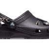 Sandales décontractées unisexes noires Crocs Classic Feel The Positivity 207571-001 Sandales décontractées unisexes noires Crocs Classic Feel The Positivity 207571-001