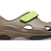 Sandales de pêcheur tout-terrain Crocs (PS) « Beige Vert » 208351-260