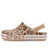 Sandales de plage Crocs Bayaband imprimé léopard 206232-90L