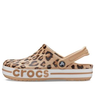 Sandales de plage Crocs Bayaband imprimé léopard 206232-90L