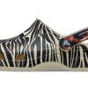 Sandales de plage Crocs Classic Animal unisexes « Blanc » 207840-2Y9