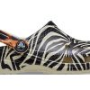 Sandales de plage Crocs Classic Animal unisexes « Blanc » 207840-2Y9