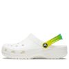 Sandales de plage Crocs Classic Clog Blanc dégradé Vert 206638-1DC