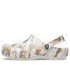Sandales de plage Crocs Classic Clog à imprimé camouflage, blanc, unisexe, 206454-94S