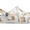 Sandales de plage Crocs Classic Clog à imprimé camouflage, blanc, unisexe, 206454-94S