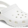 Sandales de plage Crocs Classic Clog à imprimé léopard, blanches, 206638-1D1