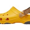 Sandales de plage Crocs Classic Clog unisexes jaunes 206340-700
