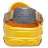 Sandales de plage Crocs Classic Clog unisexes jaunes 206340-700