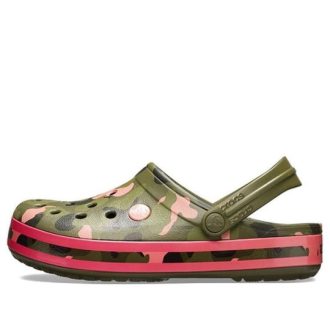 Sandales de plage Crocs Classic Clog Vert Rose 205579-3S9