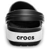 Sandales de plage Crocs Crocband unisexes, noir et blanc, 11989-060