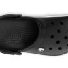 Sandales de plage Crocs Crocband unisexes, noir et blanc, 11989-060