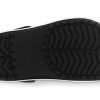 Sandales de plage Crocs Crocband unisexes, noir et blanc, 11989-060