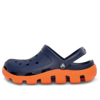 Sandales de plage Crocs Duet Bleu Orange 11991-487