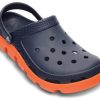 Sandales de plage Crocs Duet Bleu Orange 11991-487