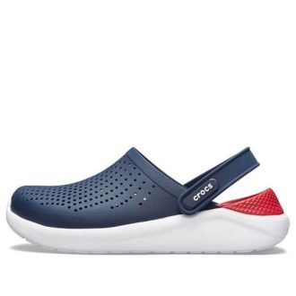 Sandales de plage Crocs LiteRide unisexes bleu rouge 204592-4CC