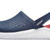 Sandales de plage Crocs LiteRide unisexes bleu rouge 204592-4CC