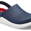 Sandales de plage Crocs LiteRide unisexes bleu rouge 204592-4CC