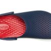 Sandales de plage Crocs LiteRide unisexes bleu rouge 204592-4CC