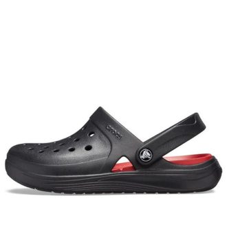 Sandales de plage Crocs Reviva Noir Rouge 205852-0BU
