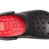 Sandales de plage Crocs Reviva Noir Rouge 205852-0BU