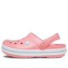 Sandales de plage Crocs unisexes rose et blanc « Rose et blanc » 11016-7H5