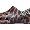 Sandales de plage unisexes Crocs Classic Animal, noires, 207840-0ZR