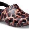 Sandales de plage unisexes Crocs Classic Animal, noires, 207840-0ZR