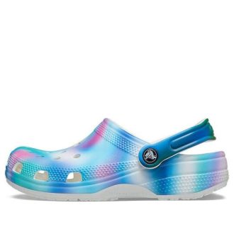 Sandales de plage unisexes multicolores blanches Crocs 207556-94S
