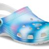 Sandales de plage unisexes multicolores blanches Crocs 207556-94S