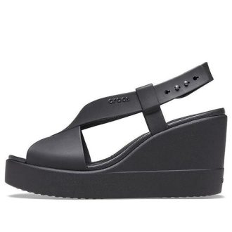 Sandales de sport antidérapantes Crocs Brooklyn Cozy noires (femmes) 206222-060