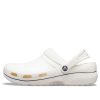 Sandales de sport antidérapantes et résistantes Crocs unisexes blanches et noires « Blanc Noir » 205883-126