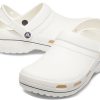 Sandales de sport antidérapantes et résistantes Crocs unisexes blanches et noires « Blanc Noir » 205883-126