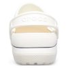 Sandales de sport antidérapantes et résistantes Crocs unisexes blanches et noires « Blanc Noir » 205883-126