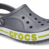Sandales de sport confortables Crocs Bayaband, rouges, unisexes, grises, 205089-0GX