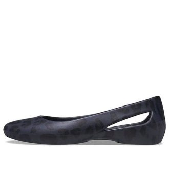Sandales de sport Crocs (femmes) Bleu foncé Imprimé léopard 206210-90L