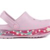 Sandales de sport Crocs (PS) « Rose » 206160-6GD