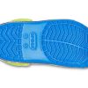Sandales de sport Crocs (PS) à talon plat et motif amusant, bleues, 207074-4JL