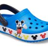 Sandales de sport à talon plat Crocs (PS) Disney Mickey, bleu, 206307-4JL