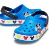 Sandales de sport à talon plat Crocs (PS) Disney Mickey, bleu, 206307-4JL