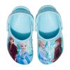Sandales de sport à talon plat Crocs (PS) Frozen, bleu, 207078-4O9