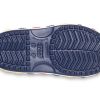Sandales de sport à talon plat et bout ouvert Crocs (PS) Funny Mickey Velcro, bleu foncé, 206171-410