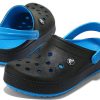 Sandales de sport unisexes Crocs, résistantes à l&rsquo;usure, légères et confortables, noires et bleues, « Black Blue » 205237-49S