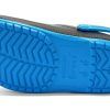 Sandales de sport unisexes Crocs, résistantes à l&rsquo;usure, légères et confortables, noires et bleues, « Black Blue » 205237-49S
