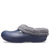 Sandales de sport unisexes Crocs Stay Warm Cozy et résistantes à l&rsquo;usure, bleues, 204563-4HE