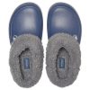 Sandales de sport unisexes Crocs Stay Warm Cozy et résistantes à l&rsquo;usure, bleues, 204563-4HE
