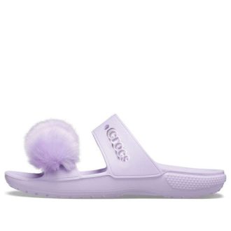 Sandales à enfiler Crocs Classic Fur Sure (femmes) « Lilas » 207405-530